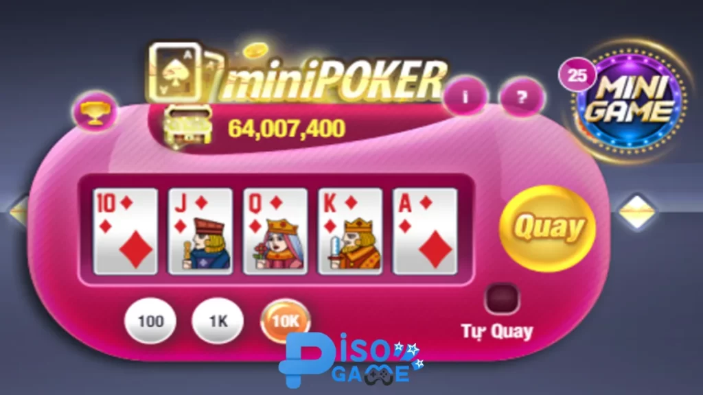 Mini Poker PisoGame